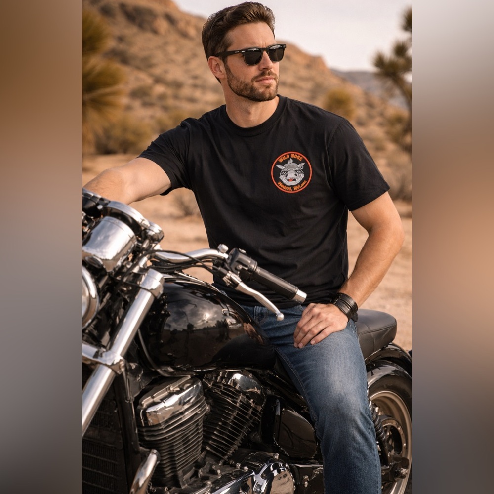 Wild Hogs Movie Madrid NM Black Graphic T-Shirt Size Large / XL